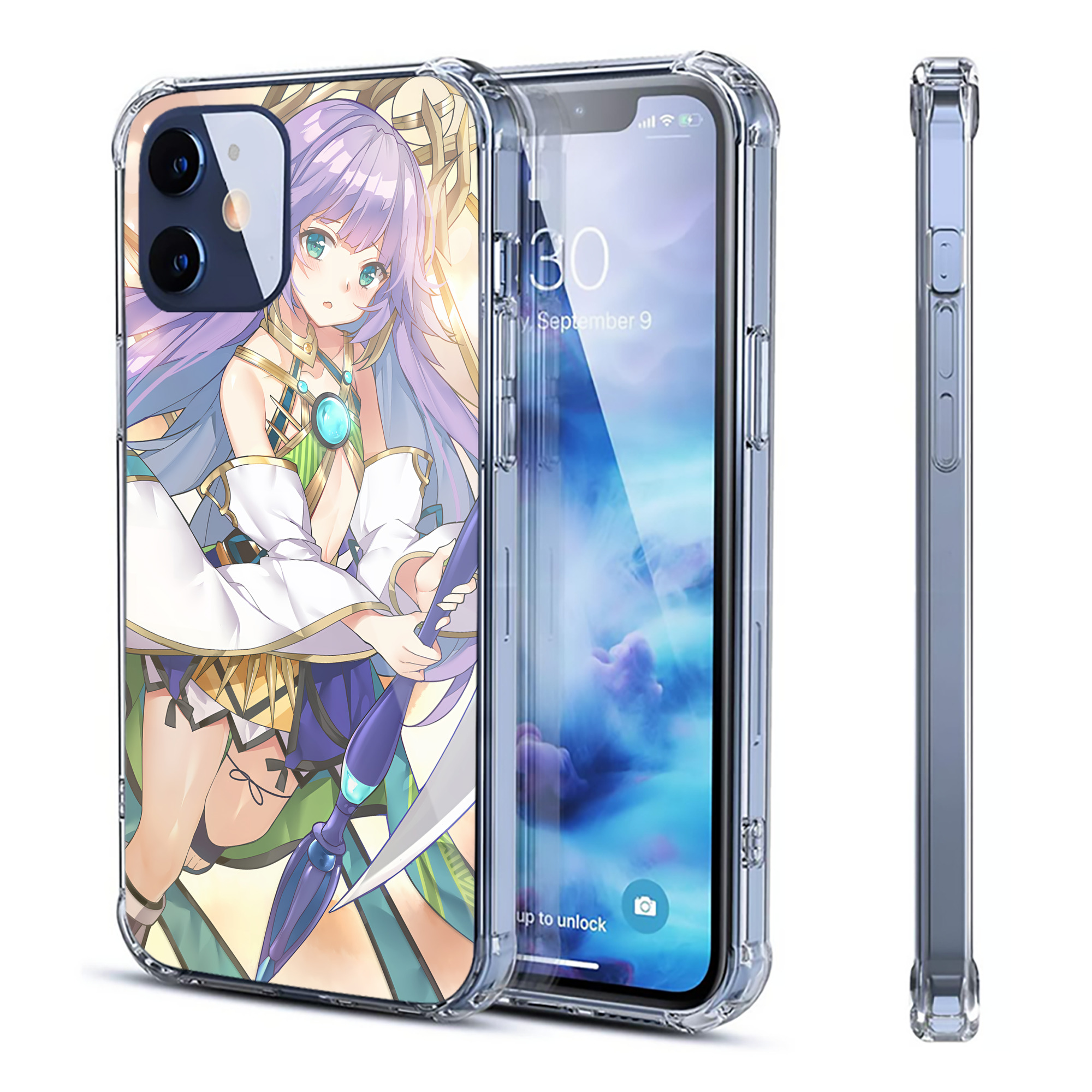 （画像用） 遊☆戯☆王 Yu-Gi-Oh! 【iPhone 12シリーズ対応】透明スマホケース（クリアソフトケース）